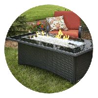 Rectangle Fire Pit Tables