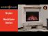 REDSTONE SERIES - Built-in Flush Mount Conventional Electric Fireplace