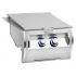 Fire Magic Echelon Built In Double Searing Station w/ Lid Closed
