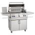 Fire Magic Aurora A540s Analog Series Natural Gas Grill On Cart with Single Side Burner Open
