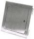 8x8 Inch Stainless Steel Recessed Mount Access Door - Closed