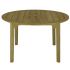 Royal Teak Collection ADT50 Round Admiral Teak Dining Table, 50-Inch