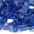 American Fireglass 10-Pound Premium Fire Glass, 1/4 Inch, Cobalt Blue Reflective