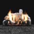 White Mountain Hearth LSxxB2V-Kit Birch Vented Ceramic Fiber Complete Fireplace Log Set