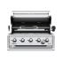 Broil King IMP-S570 Imperial S570 Stainless Steel 5-Burner Built-In Gas Grill Head, 37-Inches
