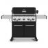 Broil King BR-590 Baron 590 Pro Stainless Steel 5-Burner Gas Grill with Rotisserie and Side Burner, 63-Inches
