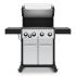 Broil King CRN-S440 Crown S440 Stainless Steel 4-Burner Gas Grill Side Burner, 57-Inches