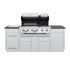 Broil King IMP-S690i Imperial S690i Stainless Steel 6-Burner Gas Grill Island, 86-Inches