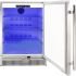 Blaze BLZ-SSRF-50DH Outdoor Rated Stainless Steel Refrigerator with Blue Interior Light