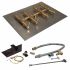 Crossfire by Warming Trends CFBDT-PBIK Push Button Spark Ignition Double Tree-Style Brass Gas Fire Pit Burner Kit
