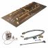 Crossfire by Warming Trends CFBH-24VIK 24 Volt Electronic Spark Ignition H-Style Brass Gas Fire Pit Burner Kit