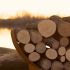 Fire Pit Art CRLR- Crescent Wood Log Rack, Carbon