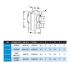 DirectVent Pro Co-Axial to Co-Linear Appliance Connector Chart