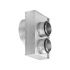 DuraVent 46DVA-VCL DirectVent Pro Co-Axial to Co-Linear Appliance Connector, Vermont Castings Connections