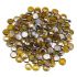 American Fireglass 10-Pound Fire Glass Beads, 1/2 Inch, Caramel Luster