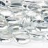 American Fireglass 10-Pound Fire Glass Beads, 1/2 Inch, Glacier Ice