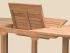 Royal Teak Collection Expansion Teak Table with Folding Leaves