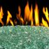 Real Fyre Emerald Fire Glass Lifestyle