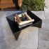 Cavo Design-Build Geo Fire Pit with Wood