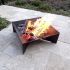 Cavo Design-Build Geo Fire Pit with Wood Burning