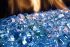 American Fyre Designs Steel Blue Diamond Nugget Fire Glass
