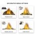 Ascent Series Millivolt Ignition Direct Vent Gas Fireplace Media Options