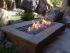 Match Lit Gas Fire Pit Kit with H Stainless Steel Burner Installed in Residential Application