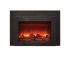 Amantii INS-FM-30 Electric Fireplace Insert with Black Surround/Overlay, 34-Inch