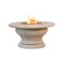 American Fire Designs Inverted Chat Height Firetable with Concrete Top