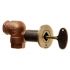 Hearth Products Controls 3/4 Inch Angled Gas Fire Pit Shut Off Valve Kits