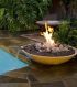 American Fyre Designs Marseille Fire Bowl with Water Spout, 32-Inch