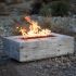 TOP Fires by The Outdoor Plus OPT-COR72x Coronado Wood Grain Fire Pit, 72x28-Inches