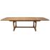 Royal Teak Collection 64/80/96-Inch Double Leaf Rectangular Expansion Table