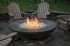 Match Lit Gas Fire Pit Kit with Stainless Steel Penta Burner Installed in Residential Application