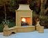 American Fyre Designs Petite Cordova Outdoor Gas Fireplace -Lifestyle