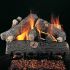 Rasmussen DF-PR-Kit Double Sided Prestige Oak Series Complete Outdoor Fireplace Log Set