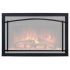Modern Flames PTO-RS30-BLK Hammered Black Premium Magnetic Overlay for RS-3021 Electric Fireplace Insert