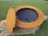 Fire Pit Art Saturn Wood Fire Pit with Lid