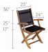 Royal Teak Collection SM Sailmate Teak Sling Folding Arm Chair, Specs