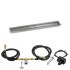American Fireglass Spark Ignition Fire Pit Kit, Tough Pan, 48x6 Inch, Natural Gas (NG)