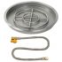 American Fireglass Match Light Fire Pit Kit, Round Bowl Pan, 25 Inch, Natural Gas (NG)