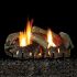 White Mountain Hearth LSxxSRAOV-Kit Stacked Aged Oak Vented Refractory Complete Fireplace Log Set