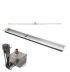 Fire by Design MGRTDIBP-T Electronic Ignition Gas Fire Pit T-Burner Kit with Linear Drop-In Pan