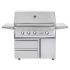 Twin Eagles 42 Inch Gas Grill On Cart With Drawers And Door