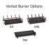 Real Fyre Burner Vented Options - G4, G45, and Pan Burner