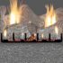 White Mountain Hearth LSxxCBV-Kit Birch Vented Burncrete Complete Fireplace Log Set