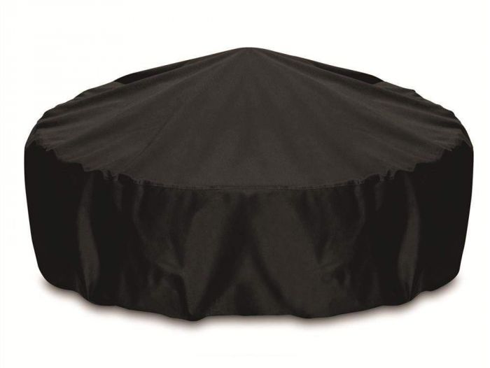 Two Dogs Designs Round 60 Inch Black Fire Pit Cover