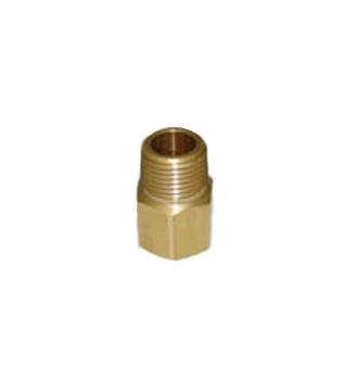 HPC Brass Pipe Adaptor Fitting, 3/8-Inch FIP to 3/8-Inch MIP