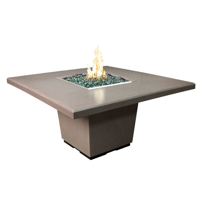 American Fire Designs Cosmopolitan Square Dining Height Firetable