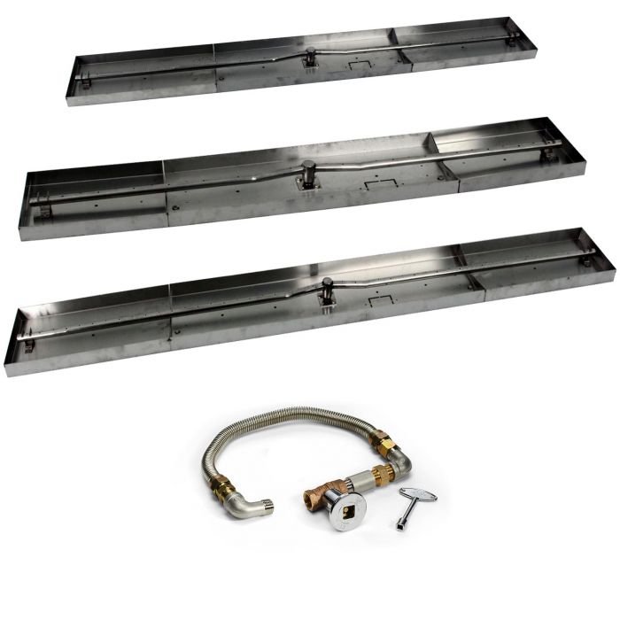 Hearth Products Controls FPS Linear Rectangle Match Light Gas Fire Pit Kit